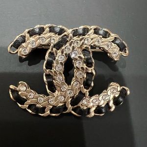 Chanel Brooch with Rhinestones